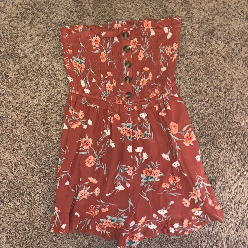 American eagle floral romper